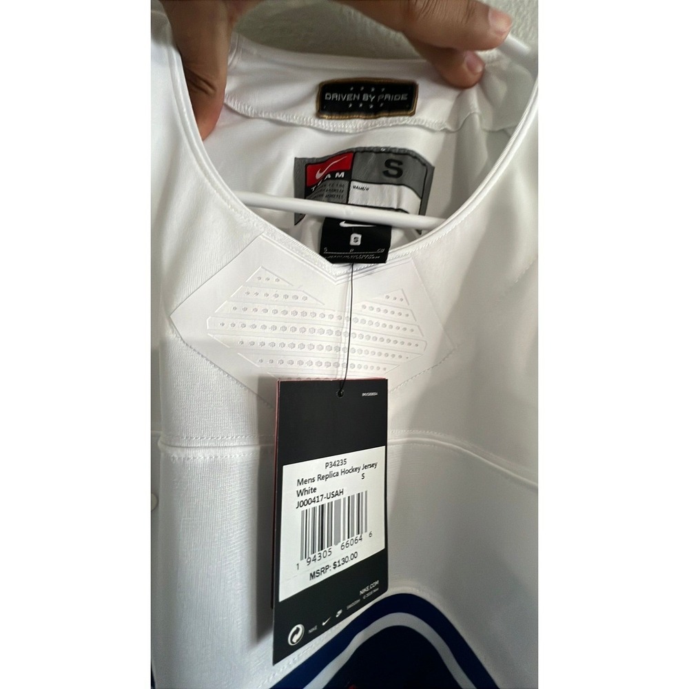 Nike USA Hockey Team Jersey Men's Small White New With Tags - Picture 4 of 5